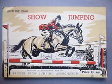 Vintage booklet , Know the Game , Show Jumping , 1954. picture