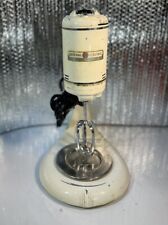 Vintage 1940’s Art Deco General Electric 149M8 Lighted  Triple Mixer WORKING picture