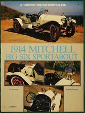 Mitchell 1914 Big Six Sportabout Design Specs Vintage Pictorial Article 1985 picture