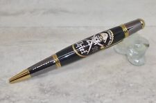 Handcrafted Sierra Pen in US Navy Chief Acrylic, Gold & Gun Metal Finish picture