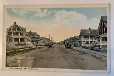 Main Street Bay Head NJ Postcard Antique 1909 Excellent Condition picture