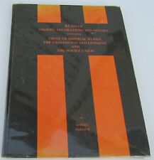 RUSSIAN ORDERS MEDALS REFERENCE BOOK by WERLICH IMPERIAL PROVISIONAL GOV'T USSR picture