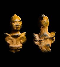 VERY RARE Western Asiatic Sumerian Male Statuette 3rd millennium BC. Bronze picture