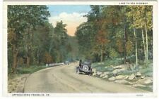 Postcard Approaching Franklin PA 1926 picture