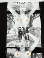 Bh Photograph 8x10 Weird Odd Creepy Witch Double Exposure Graveyard Woman picture