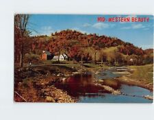 Postcard Autumn Scene Mid-Western Beauty picture