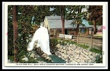 New London CT Ye Old Town Mill Postcard Posted 1931 Governor Winthrop   pc146 picture