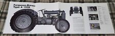 NEAT ~ Ferguson Brown Farm Tractor Poster Print ~ CLOSE UP picture
