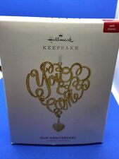 Hallmark Keepsake Ornament OUR ANNIVERSARY 1 5 10 25 50 YEAR W/ CHARMS picture