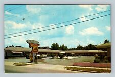 Charleston Evergreen Motel Antique Cars Vintage South Carolina c1960 Postcard picture