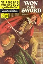 Classics Illustrated 151 Won by the Sword #1 GD/VG 3.0 1959 Stock Image picture