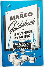 Vintage 1940s Marco Cookware Guidebook Manual Recipe Book - Nice picture