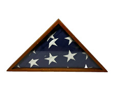 USA Folded Flag Case Frame With Flag Burial Casket Memorial US Display picture