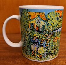 Labeled 2001 STARBUCKS Barista VAN GOGH Stairway at Auvers COFFEE MUG Large picture