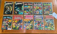 Lot of 10 DYNAMO / CRUSADERS/ BLACK HOOD (Silver 1960s) Comics Mid to High Grade picture