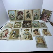Lot of 16 Antique 1890's McLaughlin & Co. XXXX Roasted Coffee Trading Cards picture