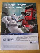MICHELIN ENERGY SAVER TYRE CUT FUEL COSTS 2010 ADVERT APPROX A4 FILE 31 picture
