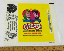 GREASE trading card wrapper 1978 Topps Olivia Newton John yellow picture