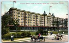 Postcard - Chicago Beach Hotel, Hyde Park Blvd. and Lake Shore - Chicago, IL picture