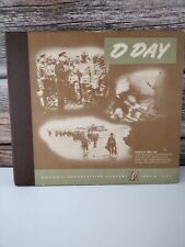 Rare NBC D Day Private Recording 4 78 RPM Record Set World War Two WWII News picture