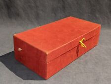 1940 Vintage Corby's Park Lane Rare Red Velour Whiskey Box (Box M4) picture