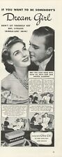 1940 Palmolive Soap If You Want To Be Somebody's Dream Girl Vintage Print Ad picture