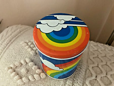Vintage Spring water Cookie Company Rainbow Tin picture