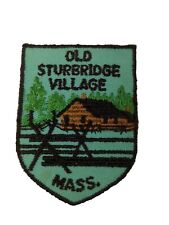VTG Old Sturbridge Village Jacket Patch Massachusetts Travel Souvenir NEW NOS picture