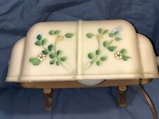 Vintage Pink Floral Headboard Reading Lamp 1950's picture