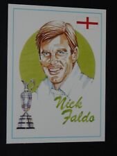 1993 GAMEPLAN CARD GOLF OPEN CHAMPIONS GOLFING #25 NICK FALDO ANGLATER GOLFER picture