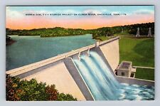 Knoxville TN-Tennessee, Norris Dam, TVA Storage Project Vintage Postcard picture