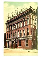 Municipal Building, Braddock PA Mon Valley Region Glitter c. 1908 Postcard picture