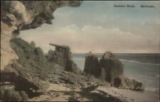 Bermuda - Cannon Rock c1920 Hand Colored Postcard myn picture