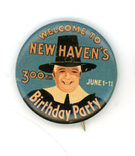 June 1-11, 1938, 300 Anniversary, New Haven, Connecticut Pinback picture