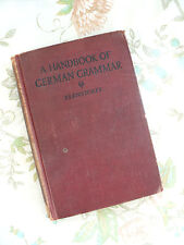A Handbook of German Grammar by Frank Adolph Bernstorff Hardcover Original 1912 picture