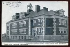 LETHBRIDGE Alberta Postcard 1911 Central School by Rice picture