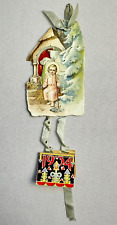 Vintage 1930's Catholic Holy Card & Calendar Christmas Happy New Year Baby Jesus picture