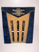 Very Rare Antique Original Waterman Store Display With 3 Dummy Pens  picture