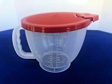 Tupperware 4 Cup Mix N Store 1288 Measuring Cup Red Lid EUC picture