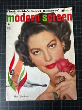 Vintage 1940s Modern Screen Magazine Cover - Ava Gardner picture