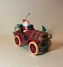 Hallmark Keepsake Ornament Here Comes Santa - Santa's Roadster - 1995 picture