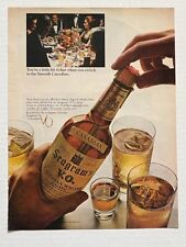 Vtg 1960s Seagrams V.O. Smooth Canadian Whisky Print Ad Black Tie Dinner Party picture