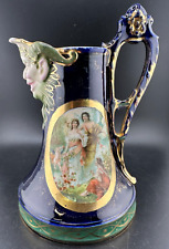 ROYAL VIENNA CARL KNOLL BACCHUS FACE PITCHER picture