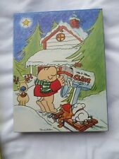 2 Vintage 1980s ZIGGY Tom Wilson Christmas Card Envelope Stationary In Box New picture