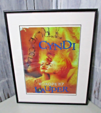 Cyndi Lauper True Colors Poster FRAMED 13