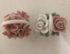 Royal Albert Porcelain 2 Mini Flower Bouquet Set Vintage picture