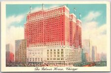 The Palmer House Chicago Illinois IL Hotel Building Postcard picture
