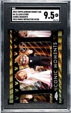 Love Story 2023 Topps Chrome Disney 100 Iconic Moments Gold /50 SGC 9.5 Up picture