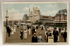Morning Promenade, Atlantic City, New Jersey NJ Vintage Postcard picture