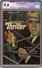 Boris Karloff Thriller #1 CGC 9.4 RESTORED 1962 3893078002 picture